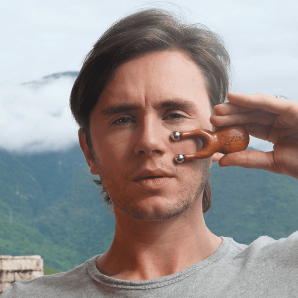 The INVG Scarab - Walnut & Stainless Steel Acupressure Tool - INVG Wellness