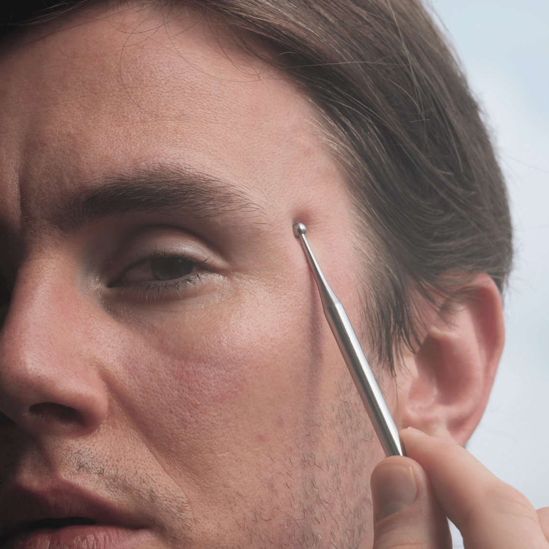 INVG Facial Acupressure Pen — Stainless Steel Face & Jaw Tension Tool