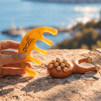 The Unwind Duo | Brass Acupressure Tool & Scalp Massager Set — - INVG Wellness
