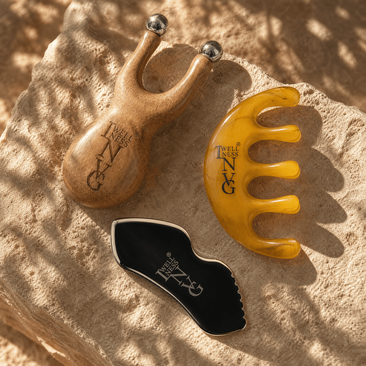 Scarab, Gua Sha & Scalp Massager — Complete Ritual Set | INVG - INVG Wellness