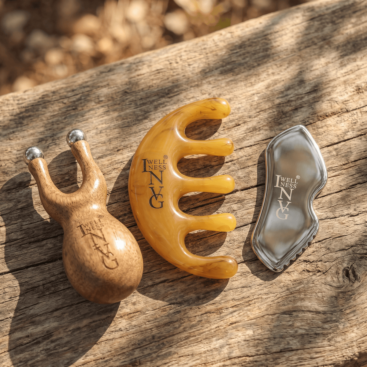 Scarab, Gua Sha & Scalp Massager — Complete Ritual Set | INVG - INVG Wellness