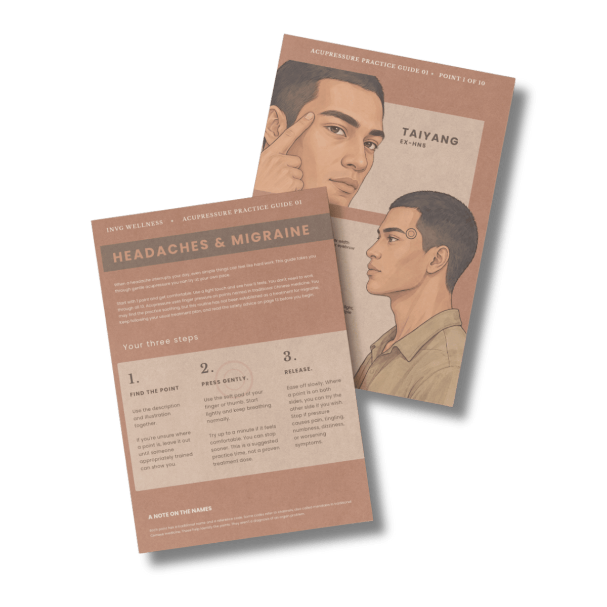 Pre-order: Headaches & Migraines Acupressure Guide (PDF) - INVG Wellness