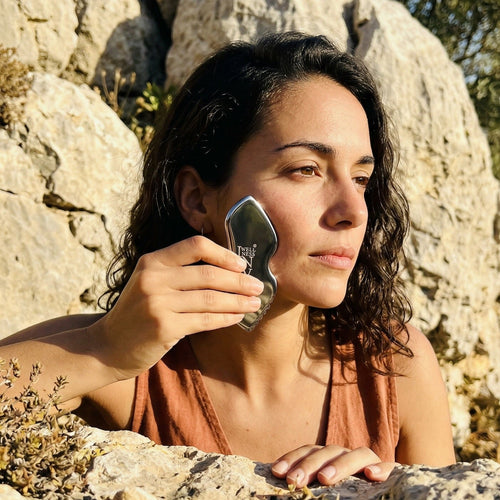 INVG Facial Sculpt Gua Sha | Stainless Steel Face Tool