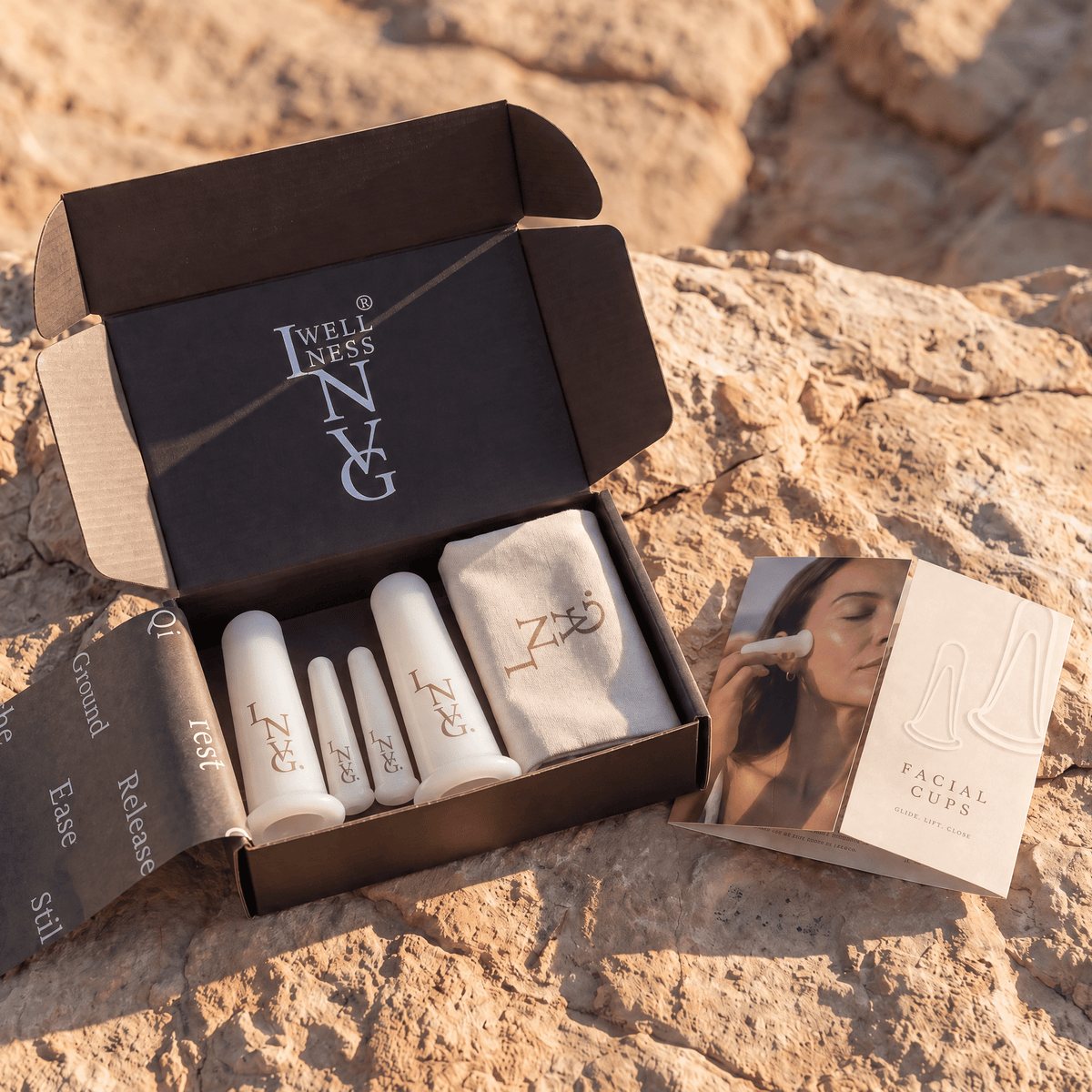 INVG Facial Cups — Silicone Cupping Set for Face - INVG Wellness