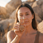 The INVG Scarab – Walnut & Brass Acupressure Tool - INVG Wellness
