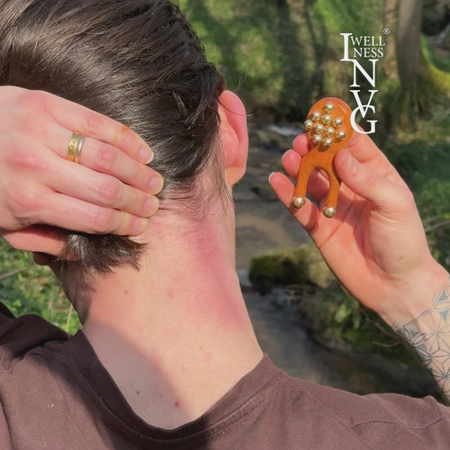 Video: the Brass Scarab used on the back of the neck