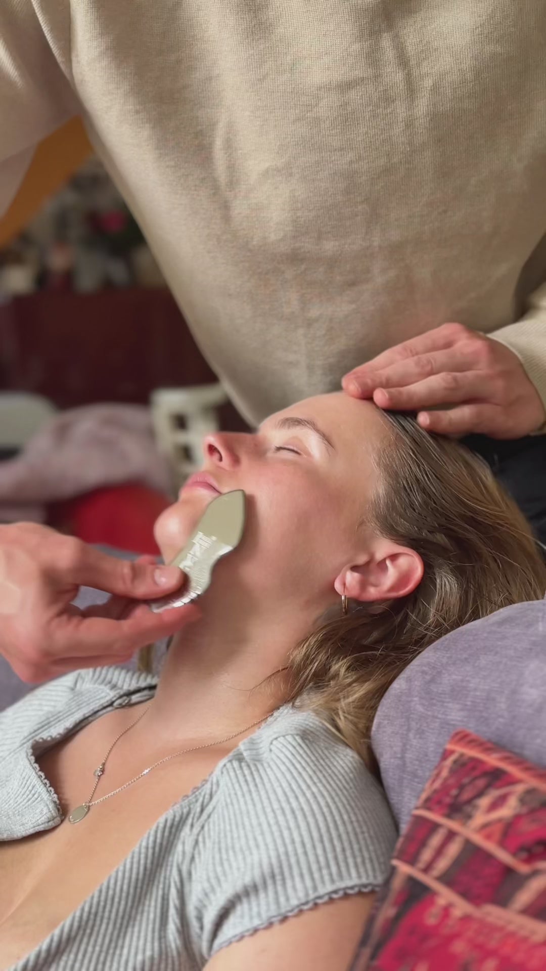 INVG Facial Sculpt Gua Sha | Stainless Steel Face Tool
