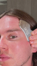 INVG Facial Sculpt Gua Sha | Stainless Steel Face Tool