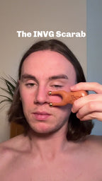 The INVG Scarab – Walnut & Brass Acupressure Tool