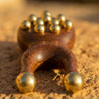 The INVG Scarab – Walnut & Brass Acupressure Tool