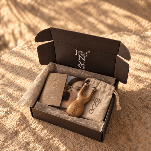 The INVG Scarab - Walnut & Stainless Steel Acupressure Tool - INVG Wellness